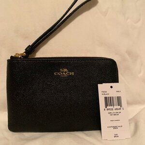 Coach Black Wristlet